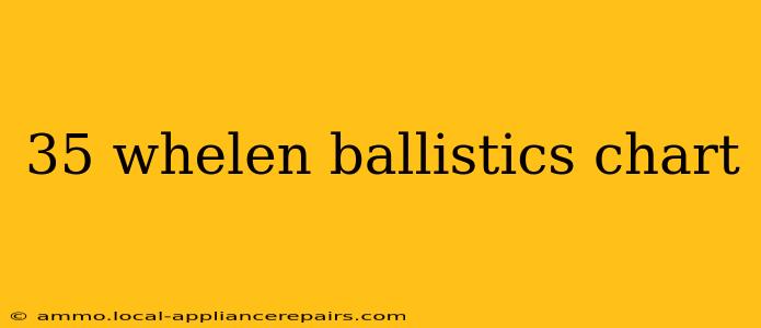 35 whelen ballistics chart