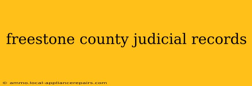 freestone county judicial records