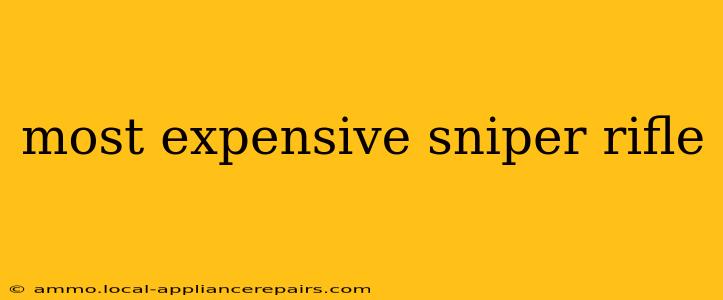 most expensive sniper rifle