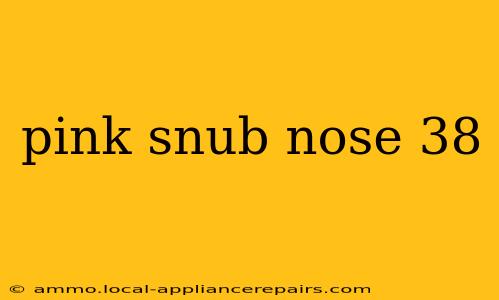 pink snub nose 38