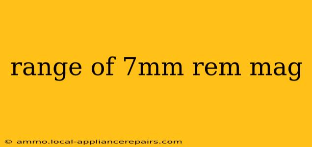 range of 7mm rem mag