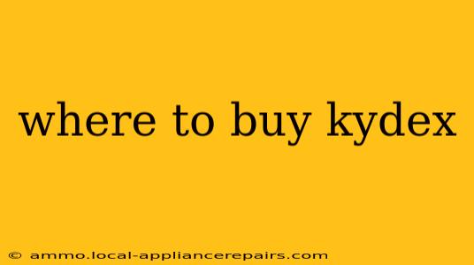 where to buy kydex